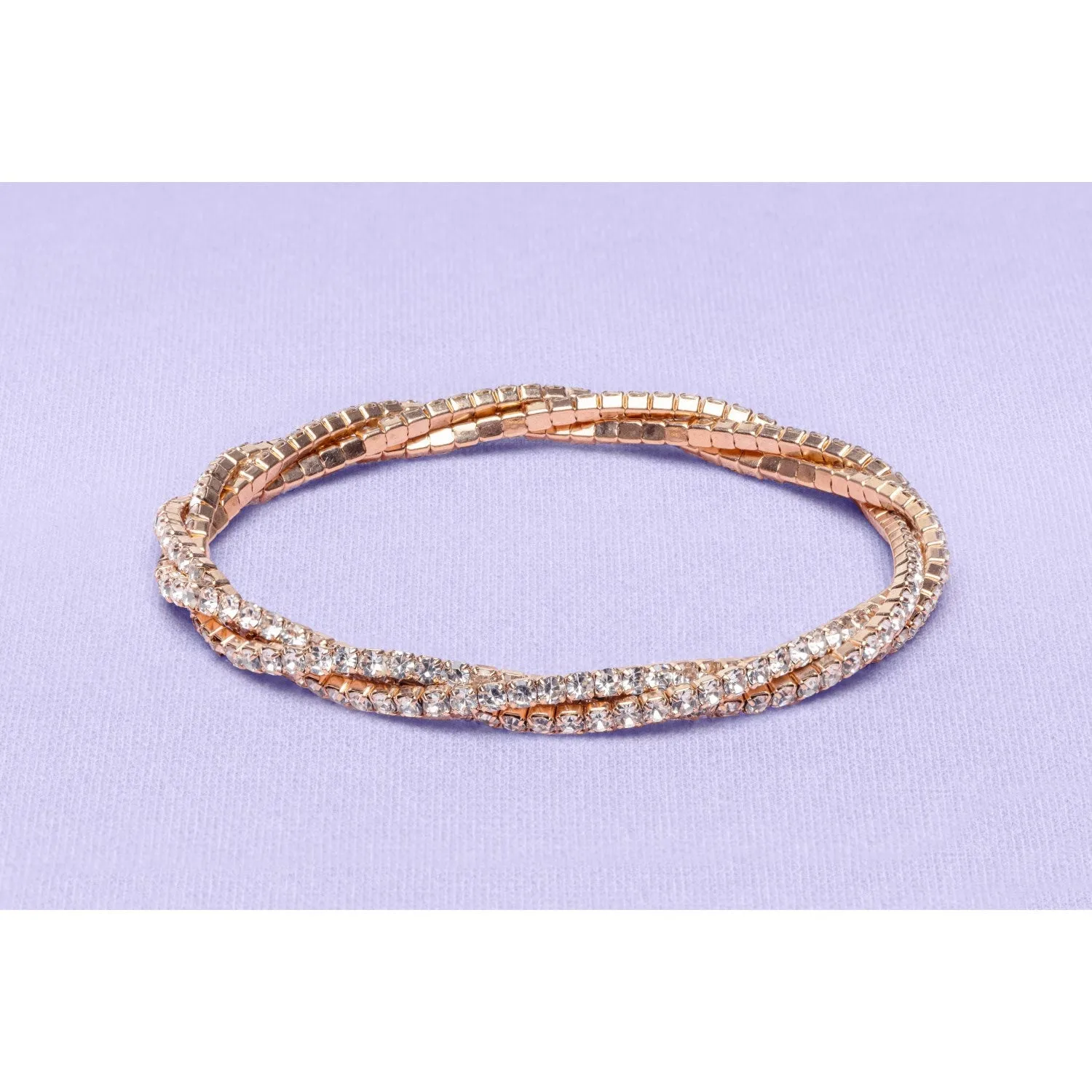 Great Pretenders Boutique Diamante Twist Bracelet