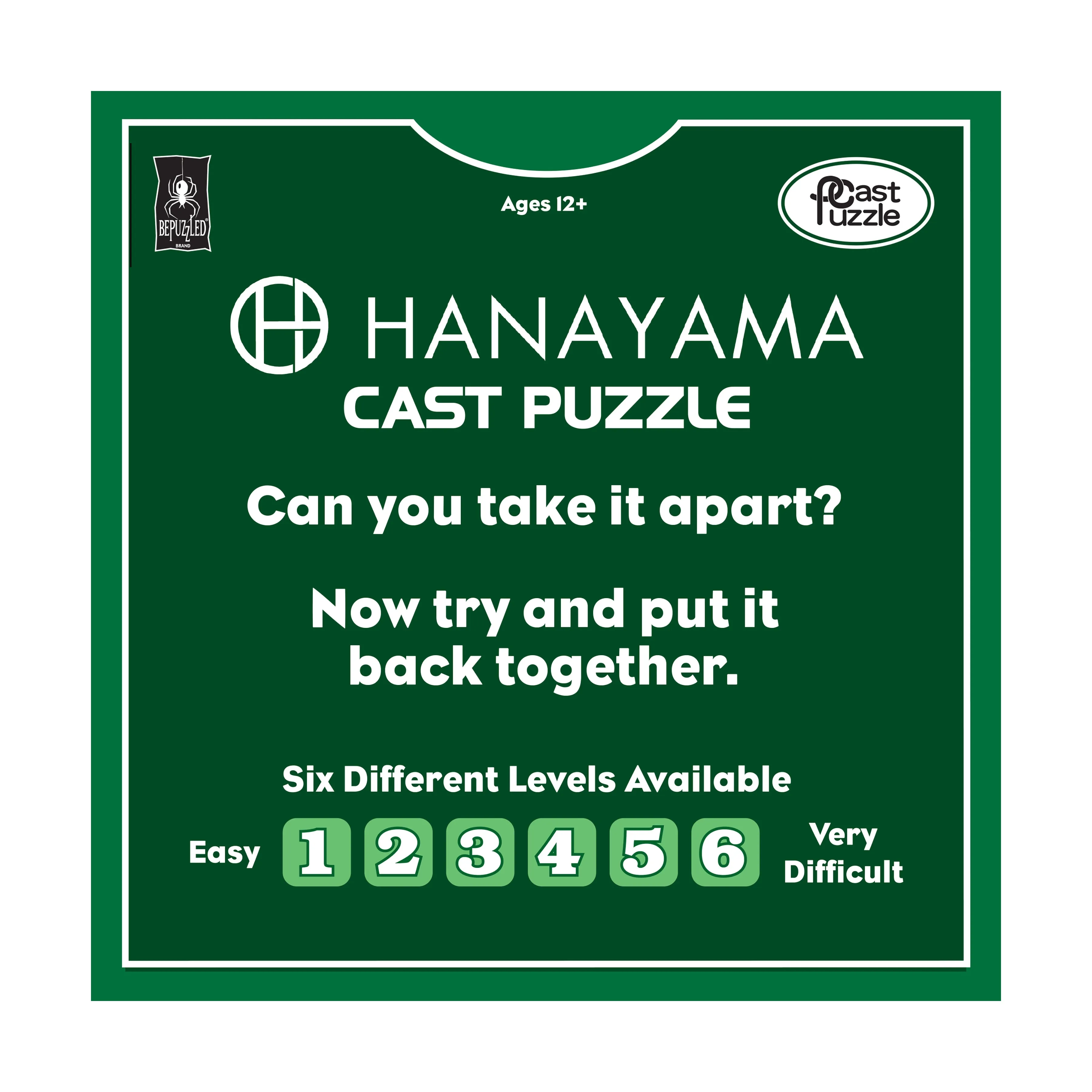 Hanayama Level 4 Cast Puzzle - Twist and Solve Valve Challenge
