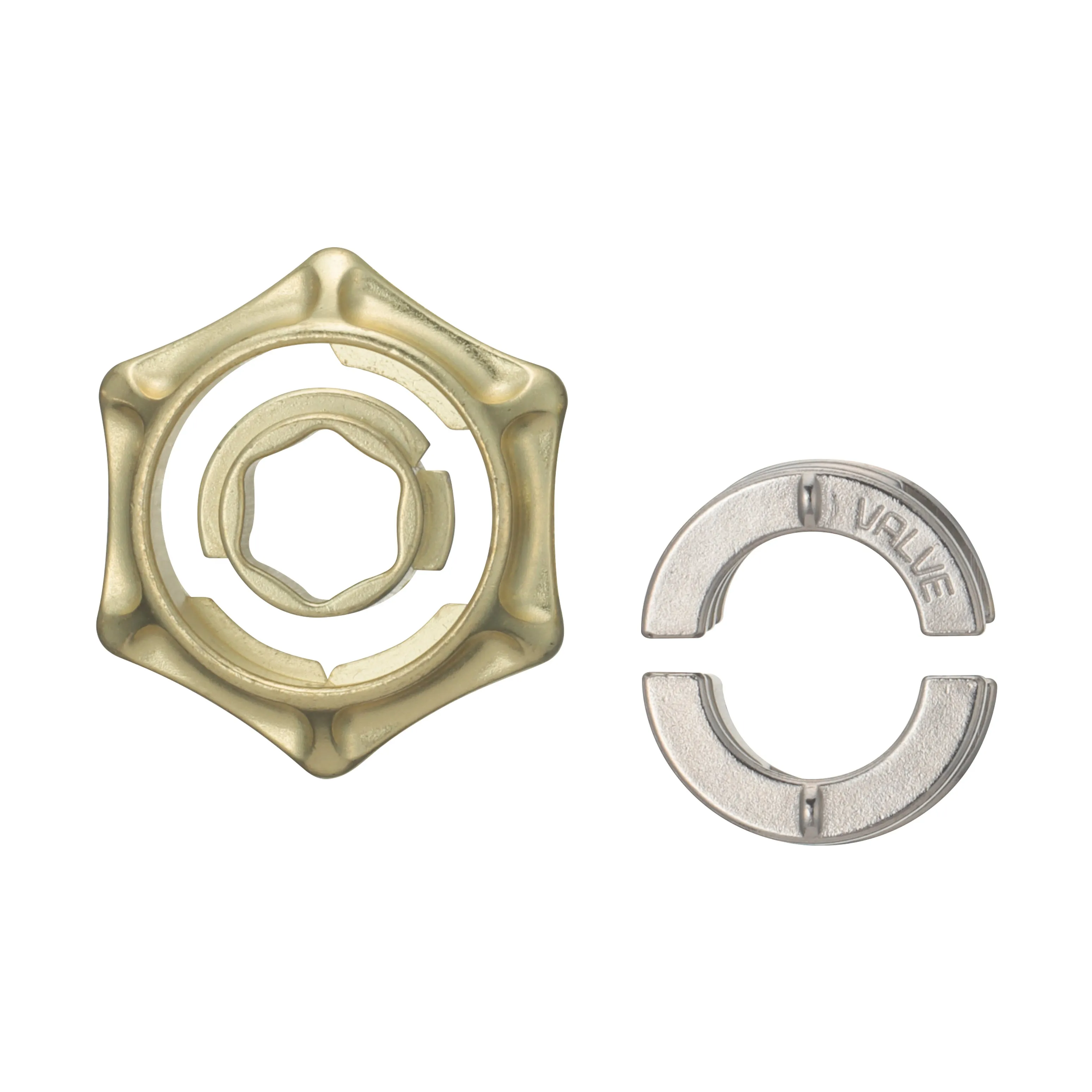 Hanayama Level 4 Cast Puzzle - Twist and Solve Valve Challenge