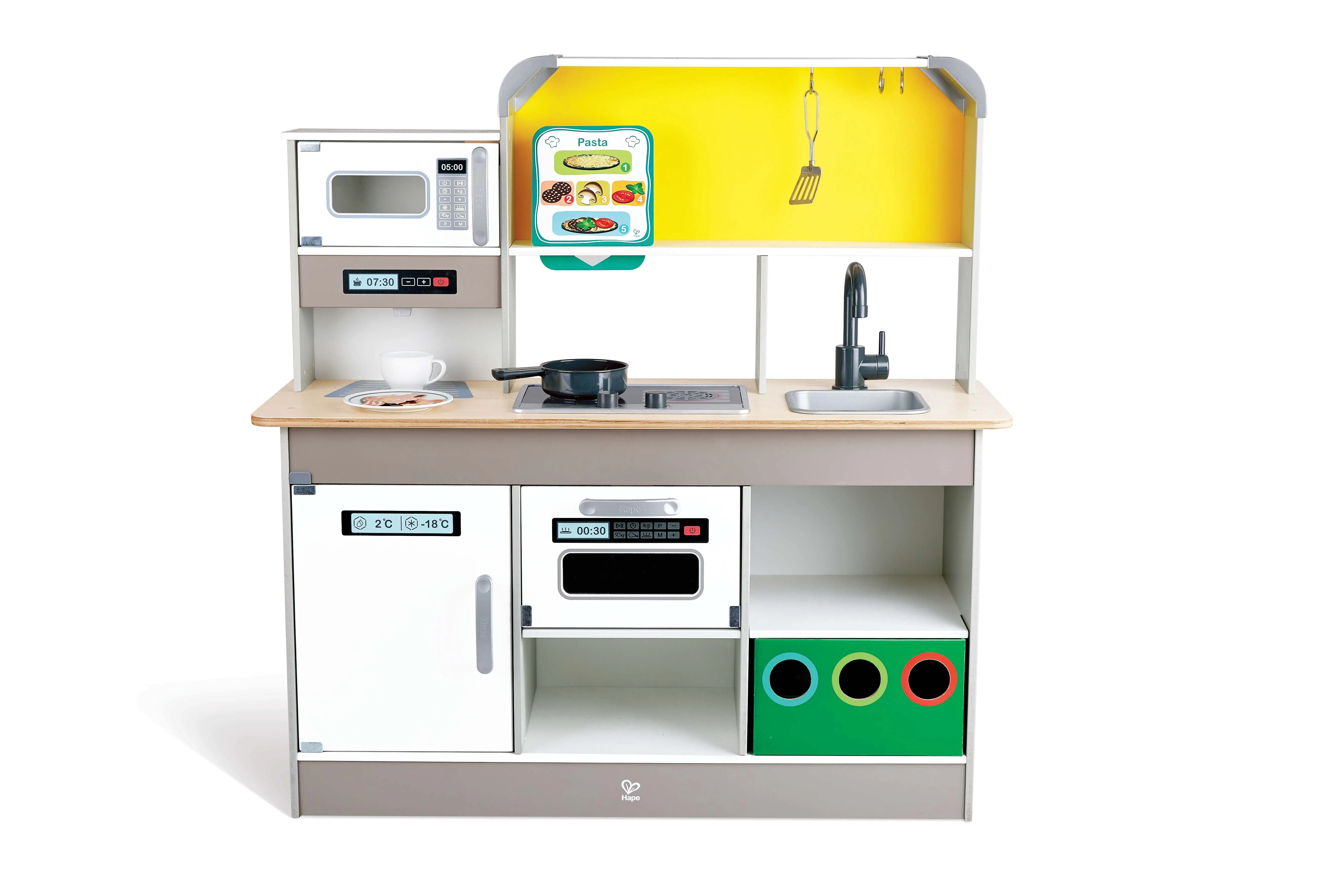 Hape Deluxe Kitchen Playset With Fan Fryer