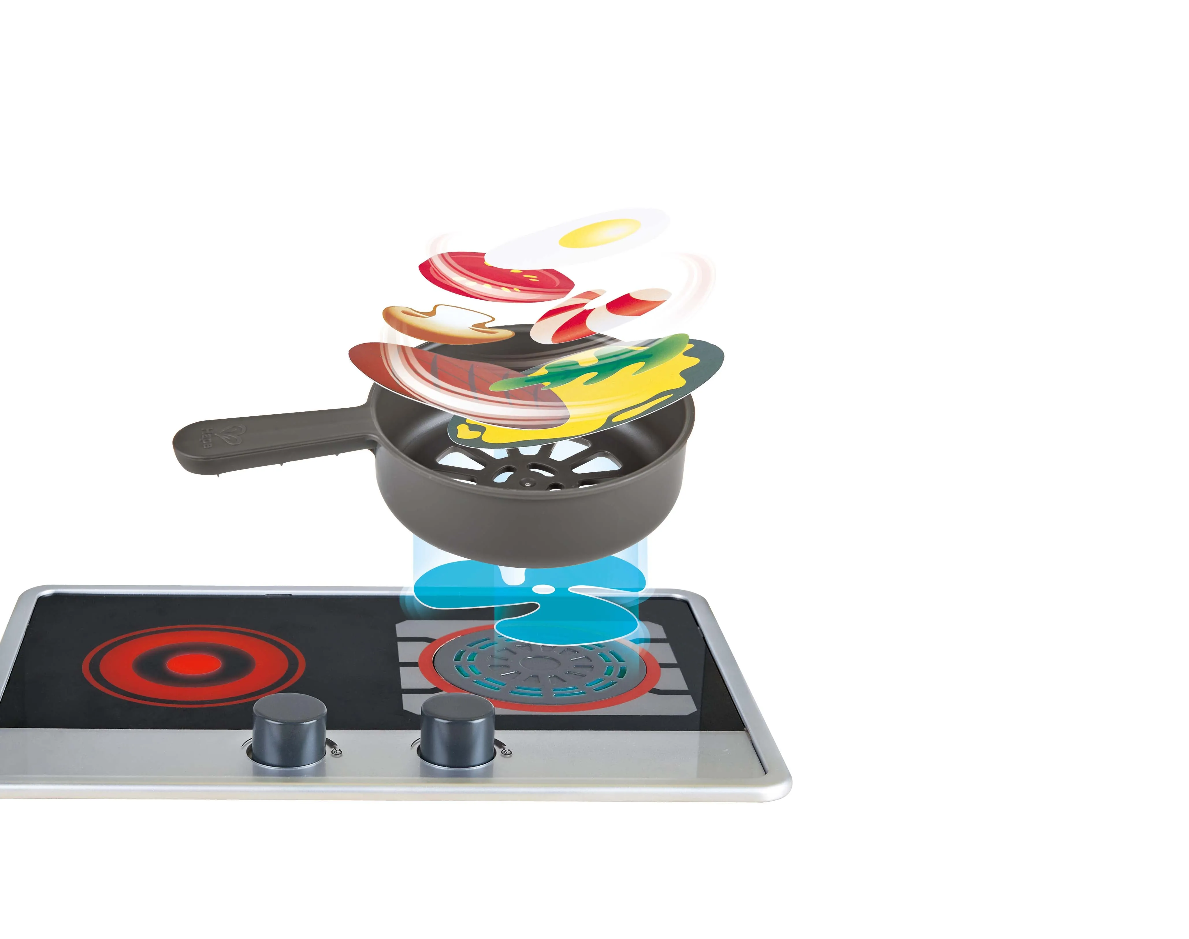 Hape Deluxe Kitchen Playset With Fan Fryer