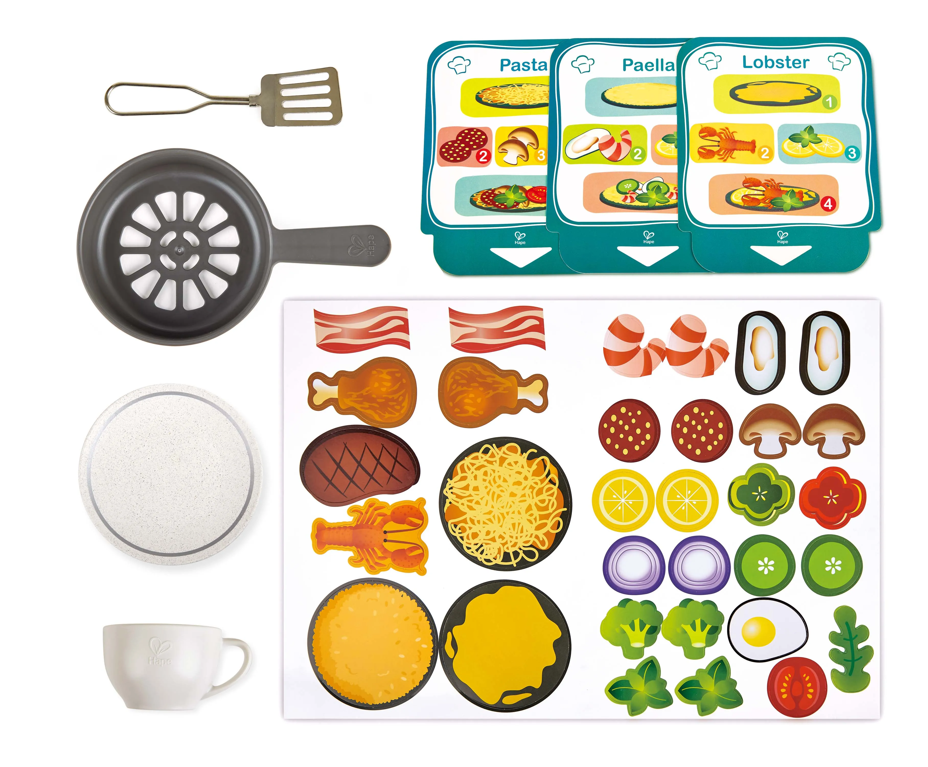 Hape Deluxe Kitchen Playset With Fan Fryer