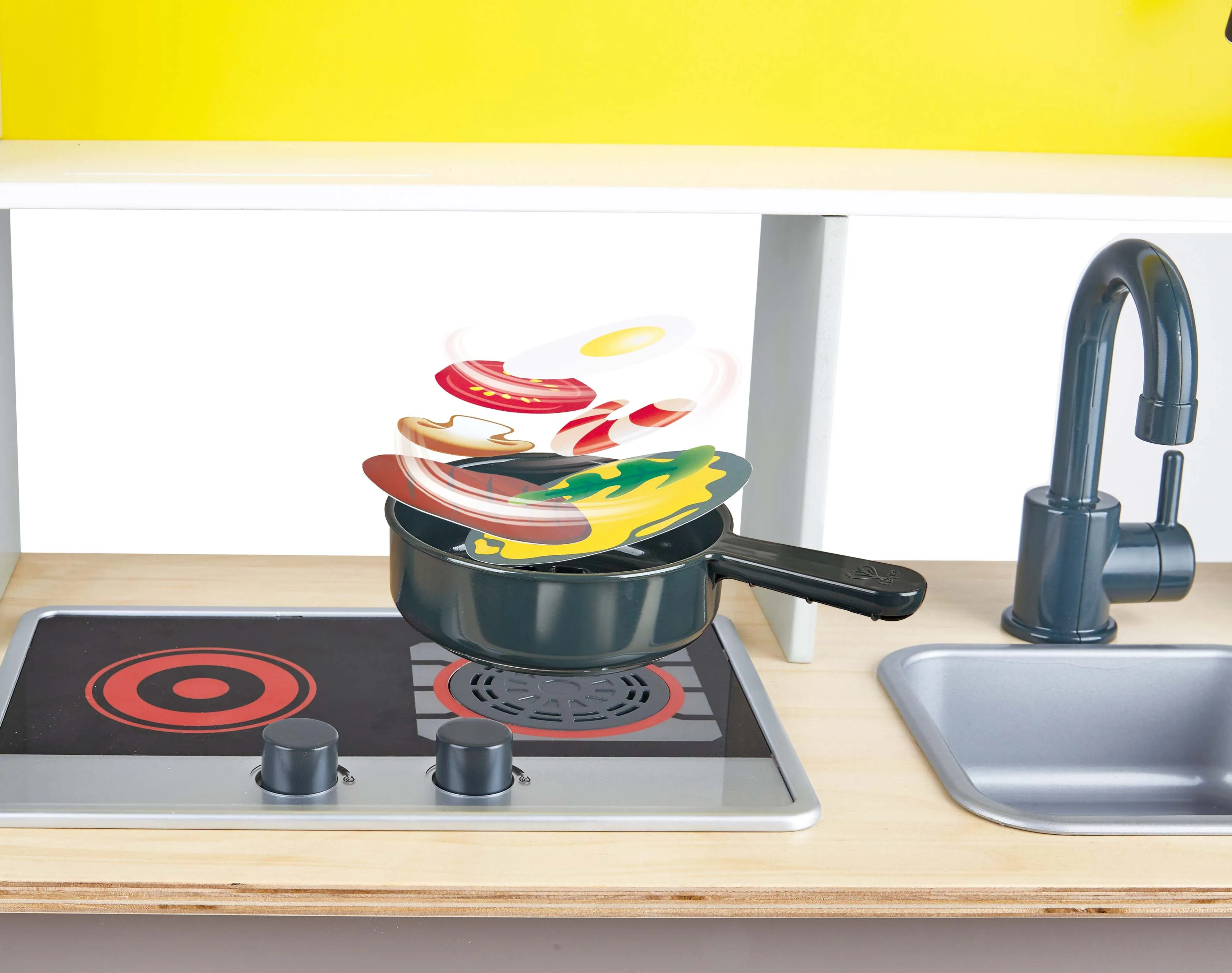 Hape Deluxe Kitchen Playset With Fan Fryer