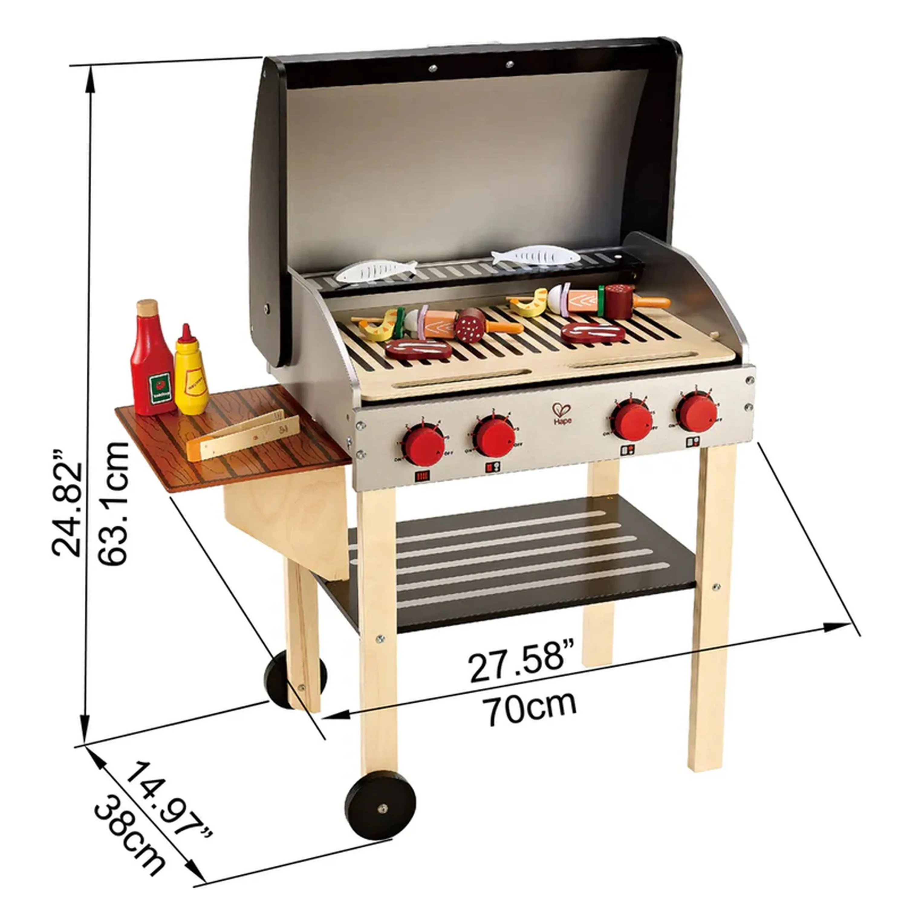 Hape Gourmet Grill With Food