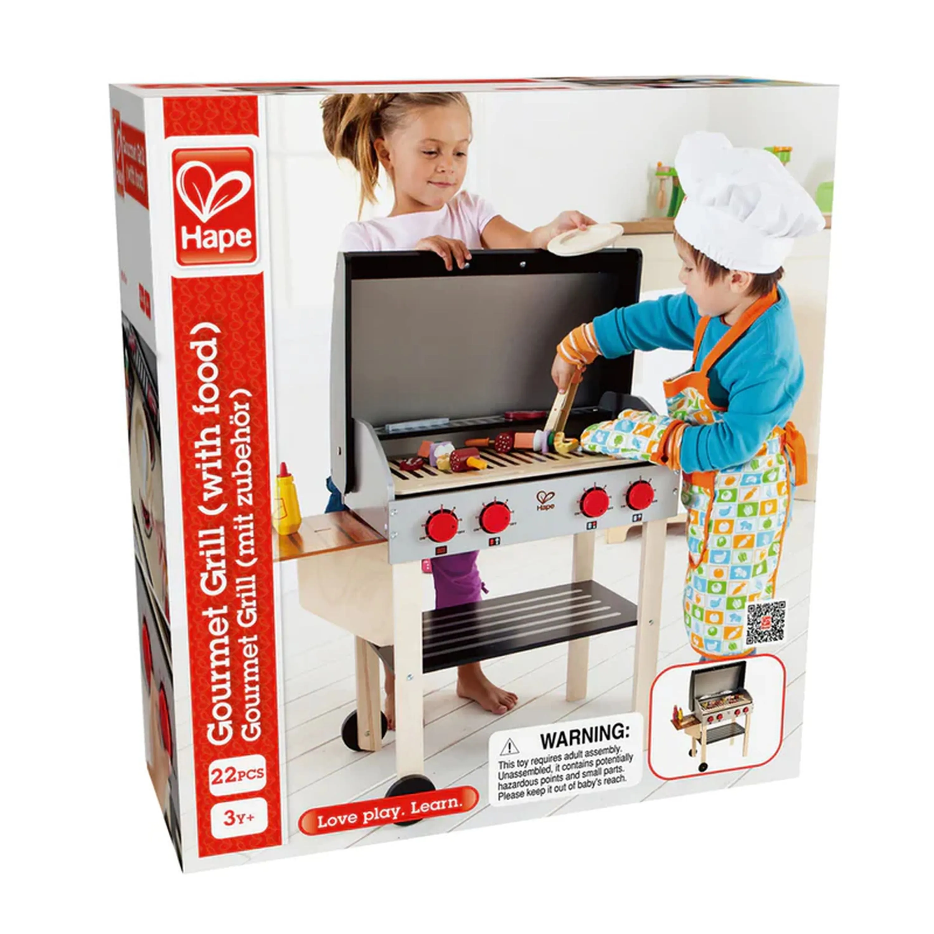 Hape Gourmet Grill With Food