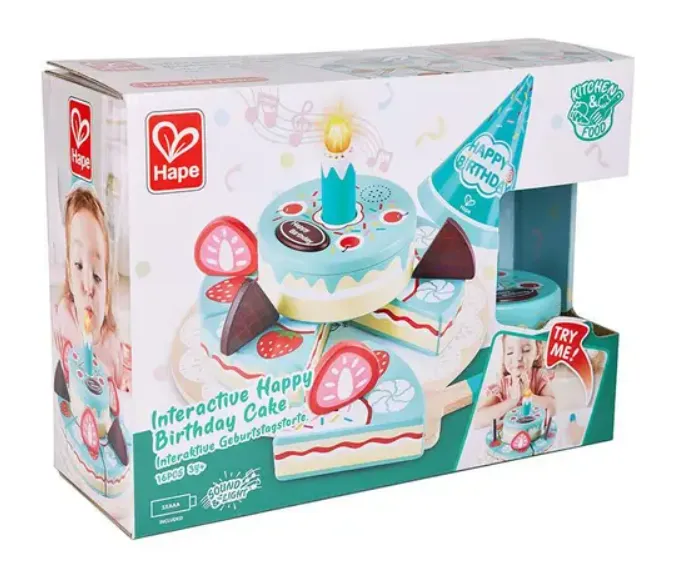 Hape Interactive Happy Birthday Cake