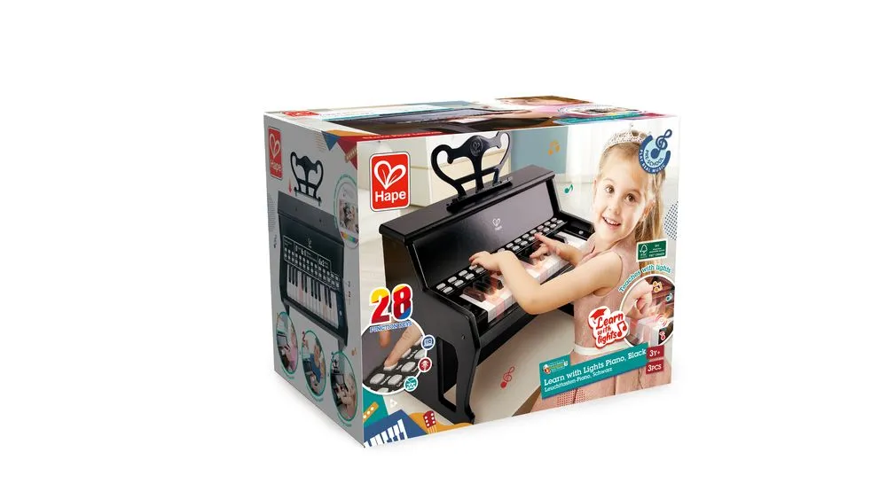 Hape Learn With Lights Piano Black