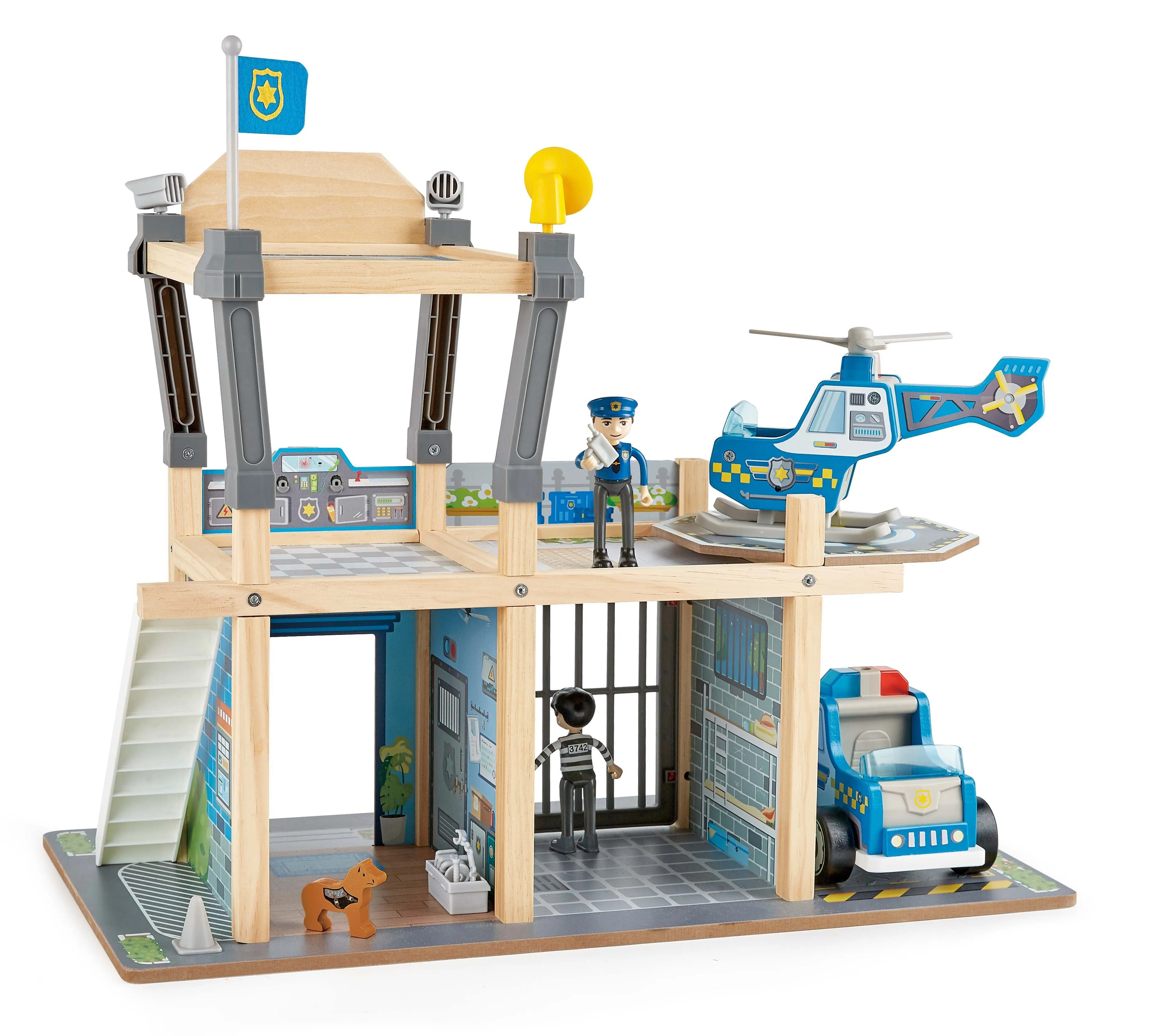 Hape Metro Police Dept Playset