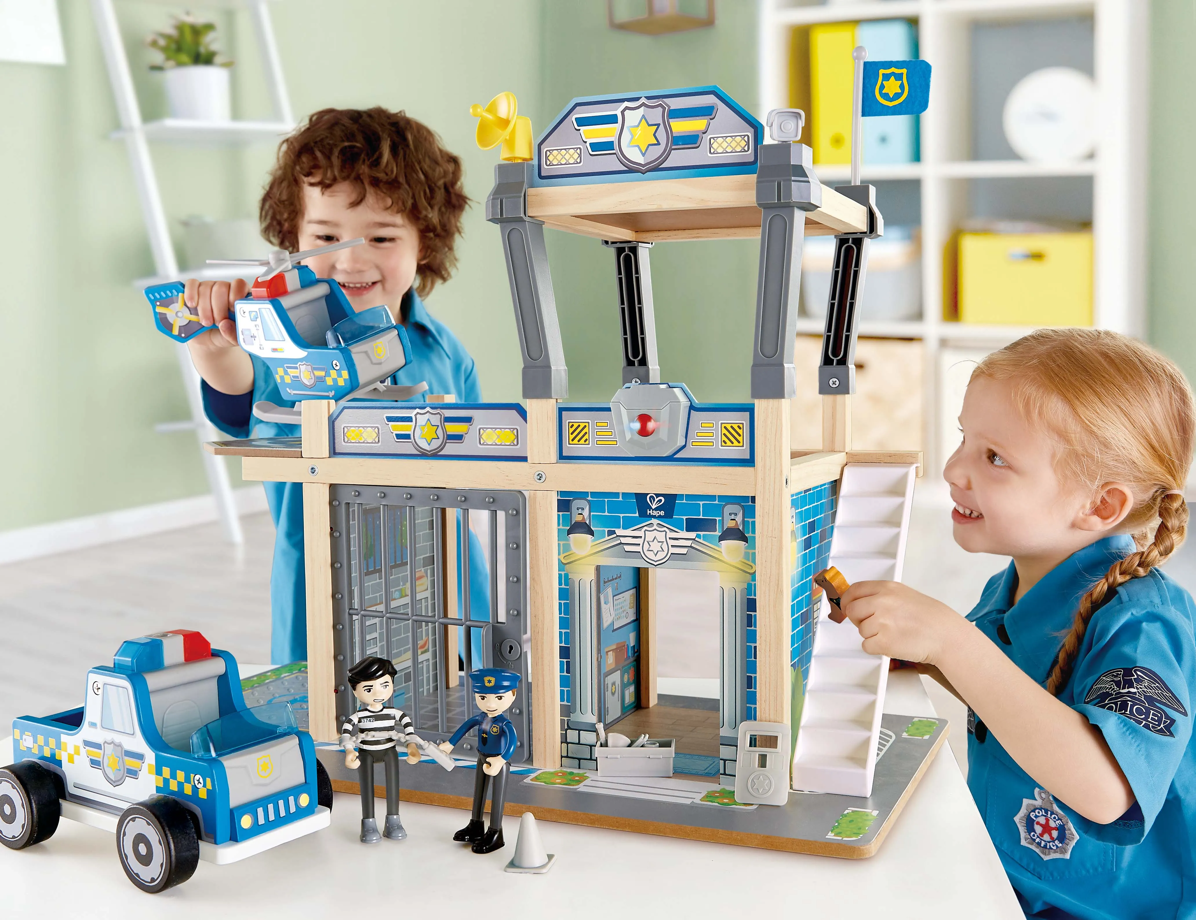 Hape Metro Police Dept Playset