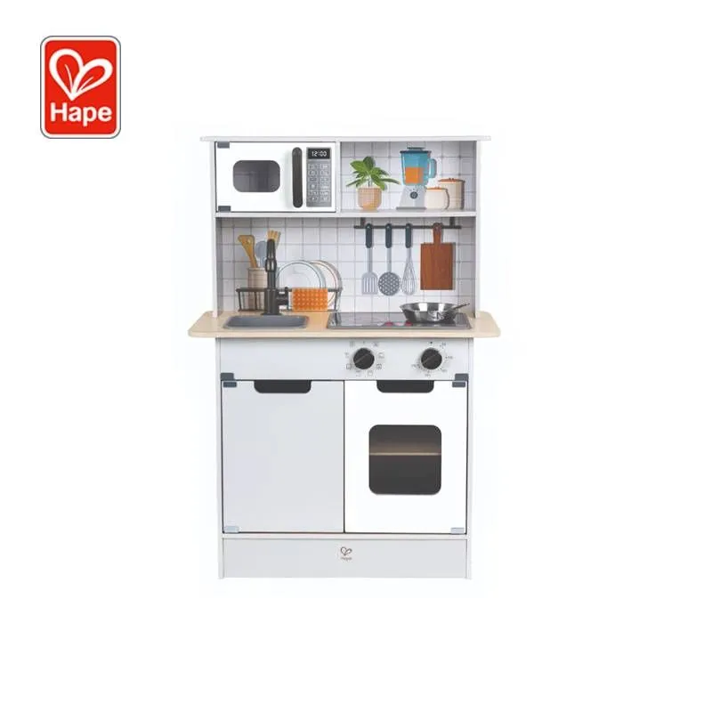 Hape Promo Kitchen Playset With Light & Sound (Open/Close Micro-Wave Oven)