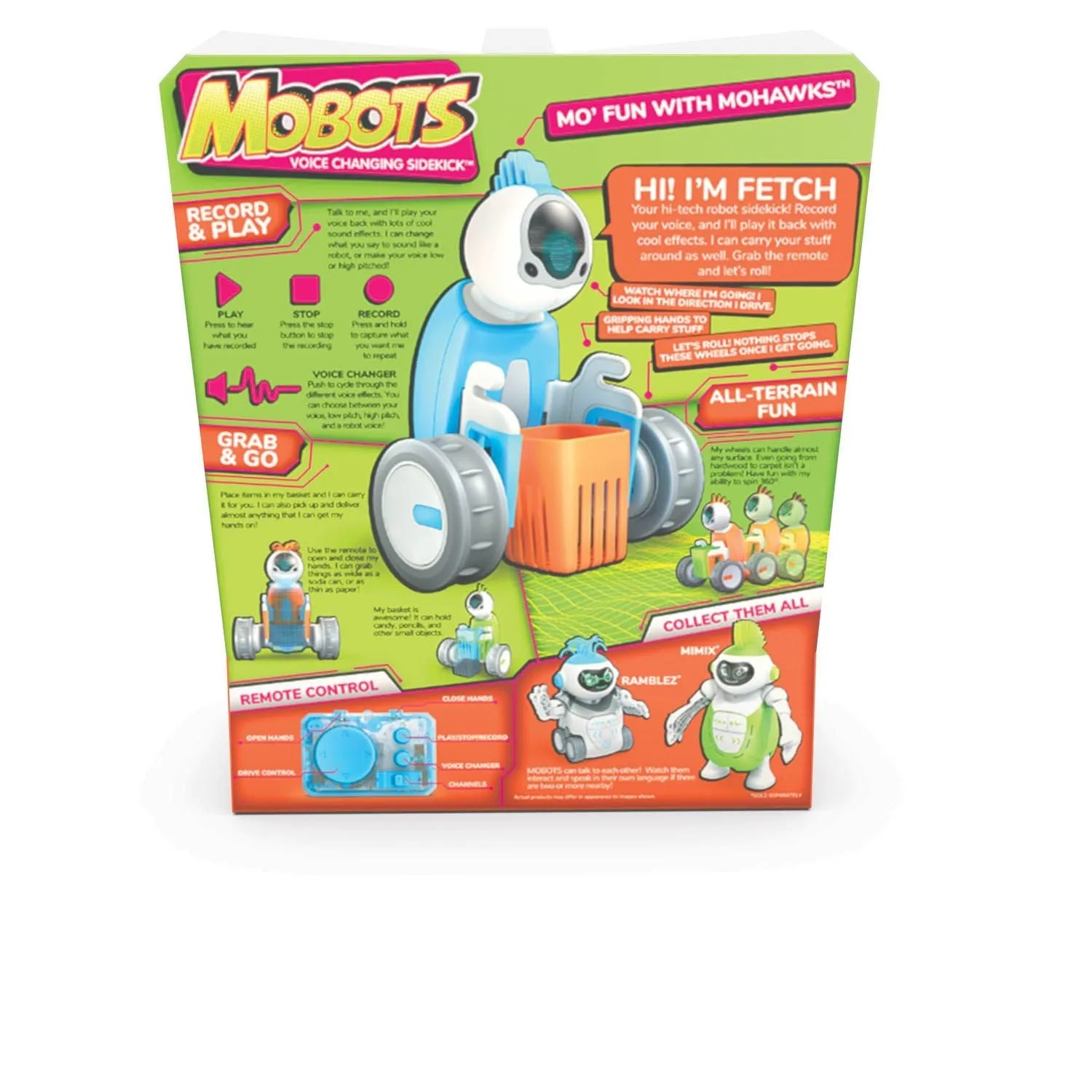 HEXBUG Mobots Remote Control Fetch Orange Assorted Styles