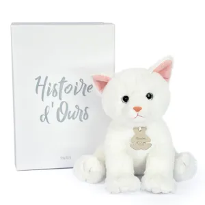 Histoire d'Ours Baby Cat White 18cm