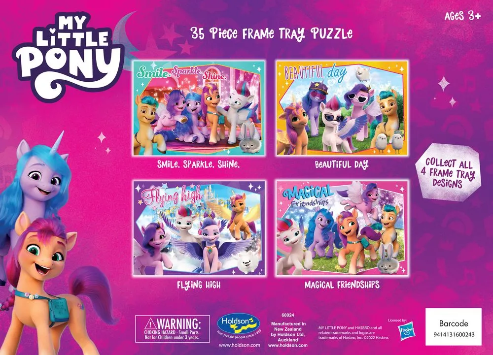 Holdsons My Little Pony Series 2 35 Piece Frametray Puzzle Assorted Styles