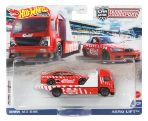 Hot Wheels Car Culture Team Transport #29 BMW M3 E46 & Aero Lift