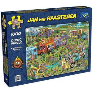 Jan Van Hassteren Food Truck Festival 1000 Piece Puzzle
