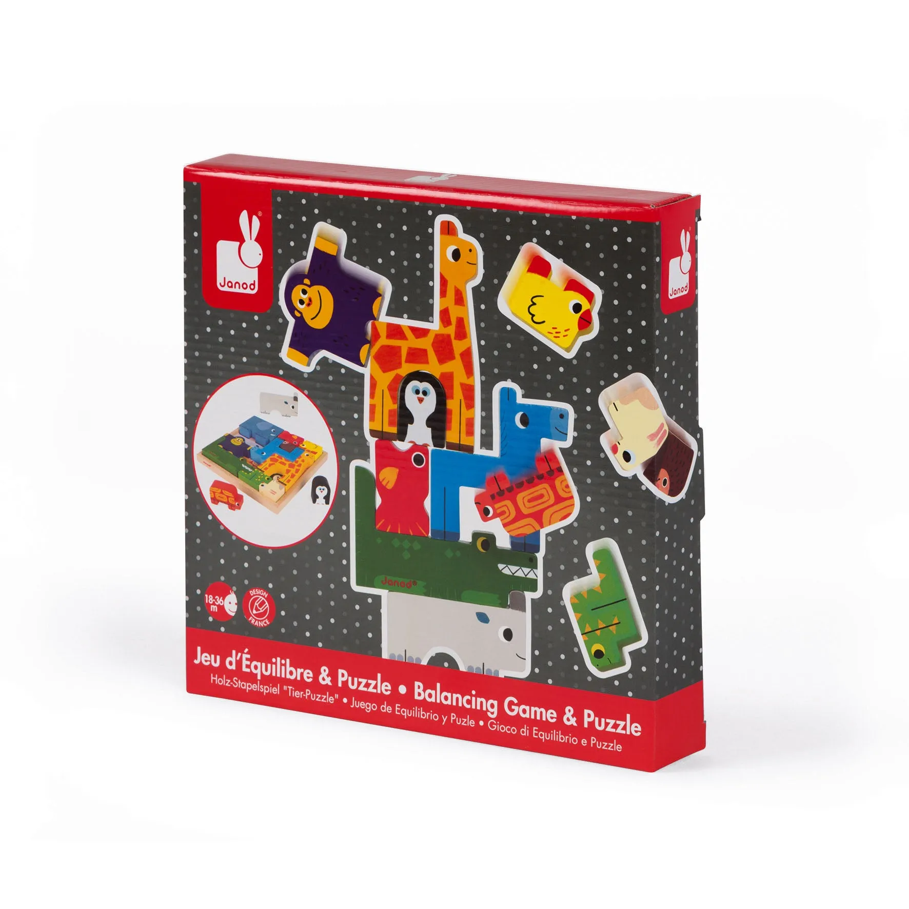 Janod Animal Balancing and Puzzle Game