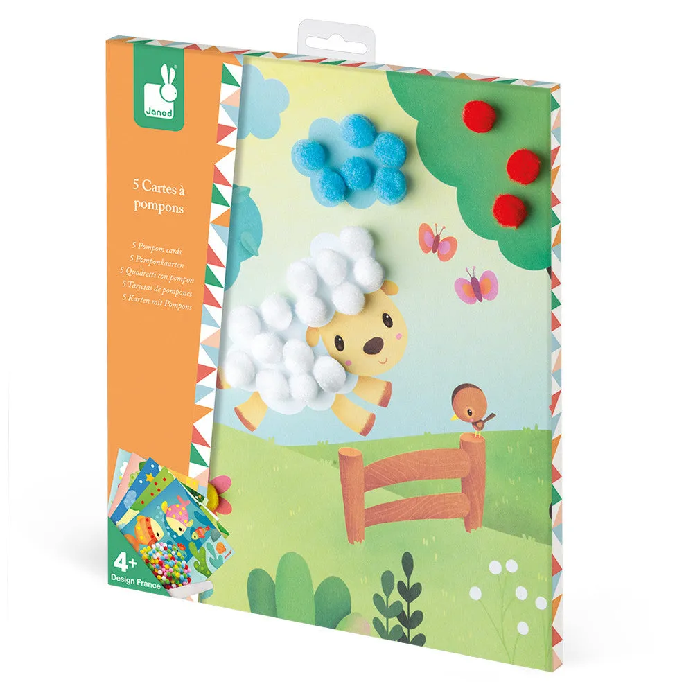 Janod Pom Pom Cards