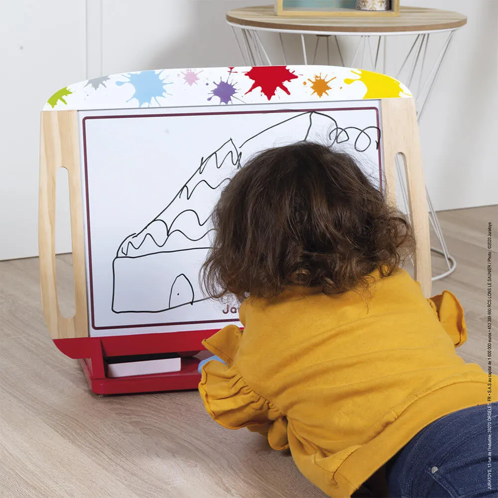 Janod Splash White and Blackboard Table