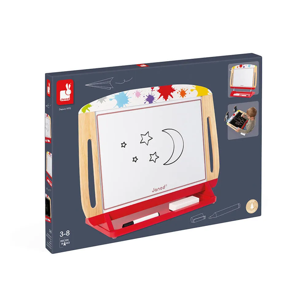 Janod Splash White and Blackboard Table