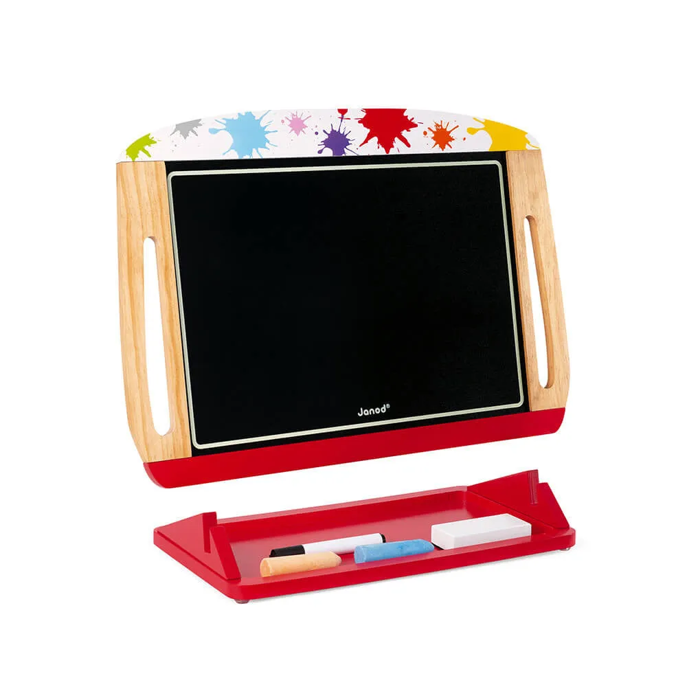 Janod Splash White and Blackboard Table