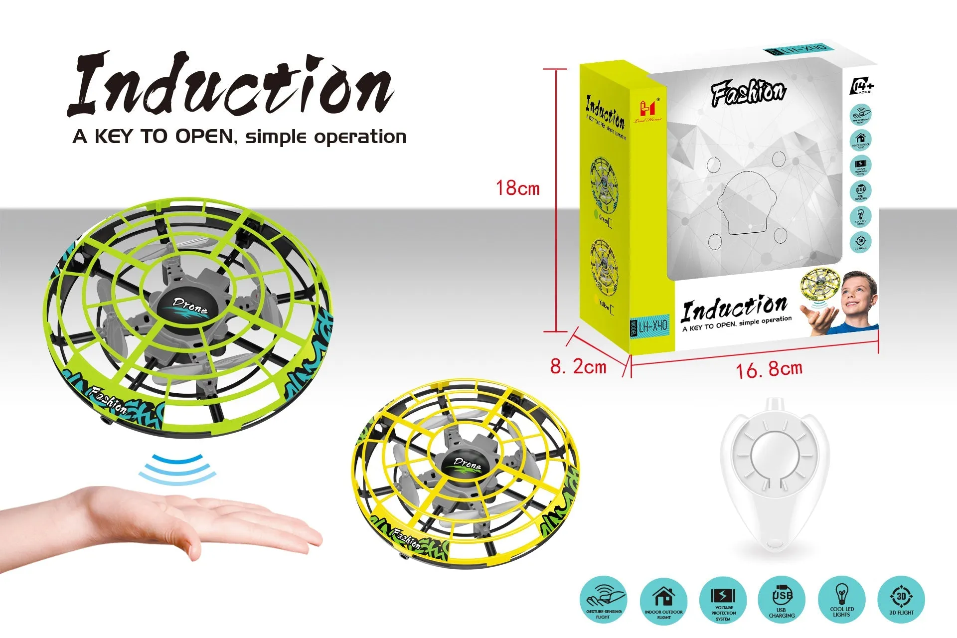 Jellyfish Induction QuaDCopter Assorted Styles