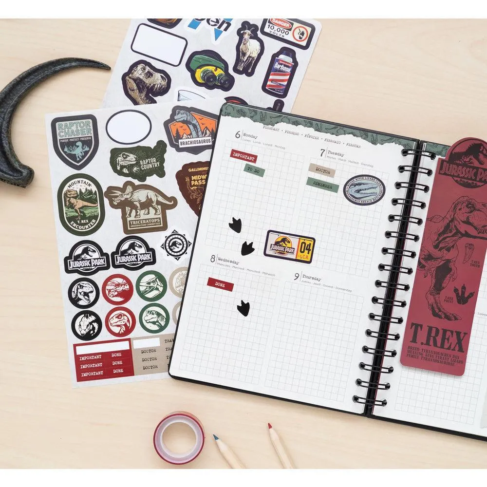 Jurassic Park 2023 A5 School Diary