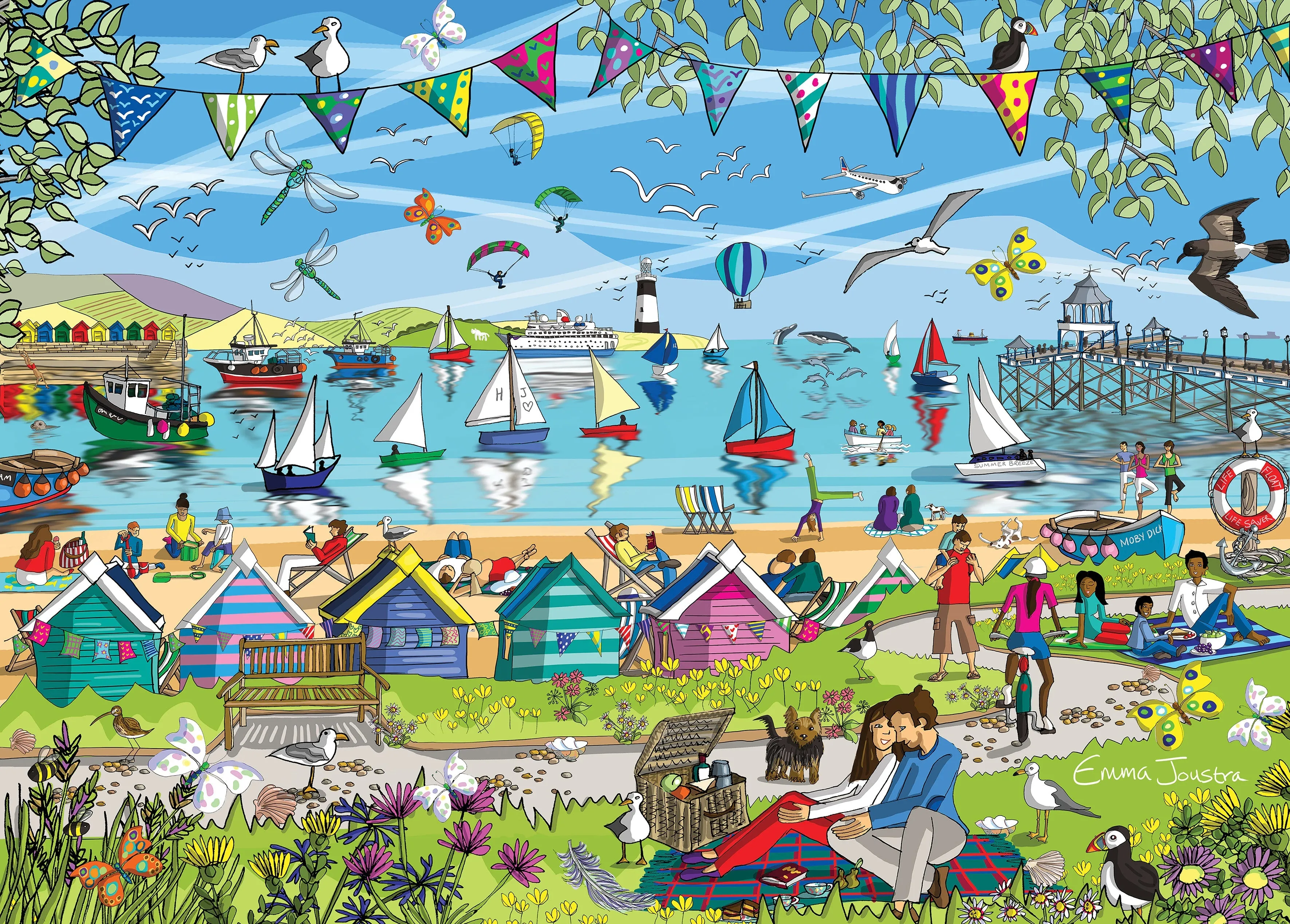 Just Living Life 1000 Piece Puzzle Summer Breeze