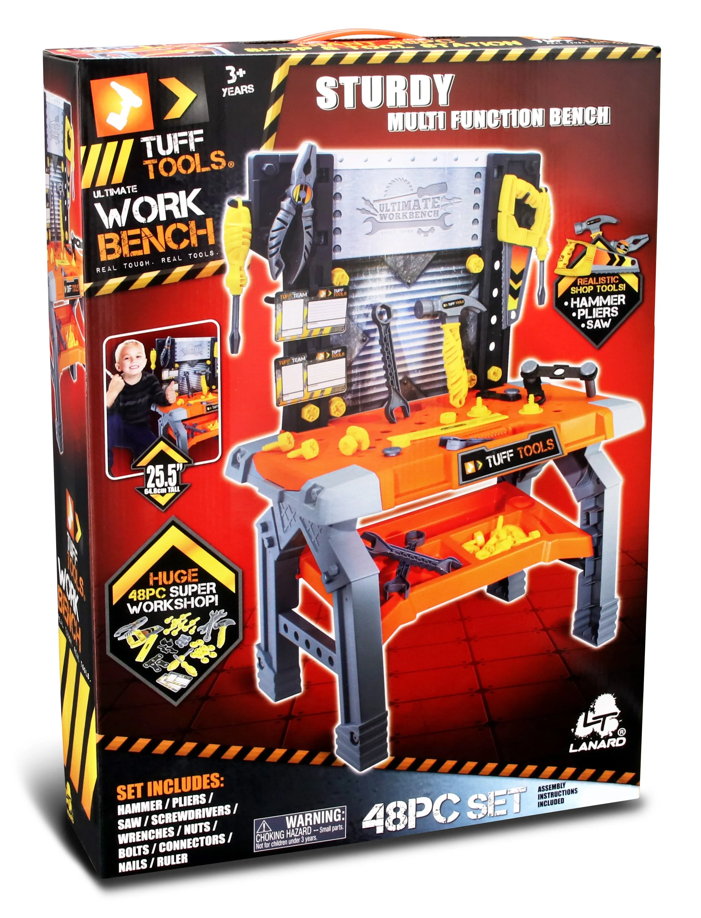 LANARD TUFF TOOLS ULTIMATE WORK BENCH 48 PIECE SET