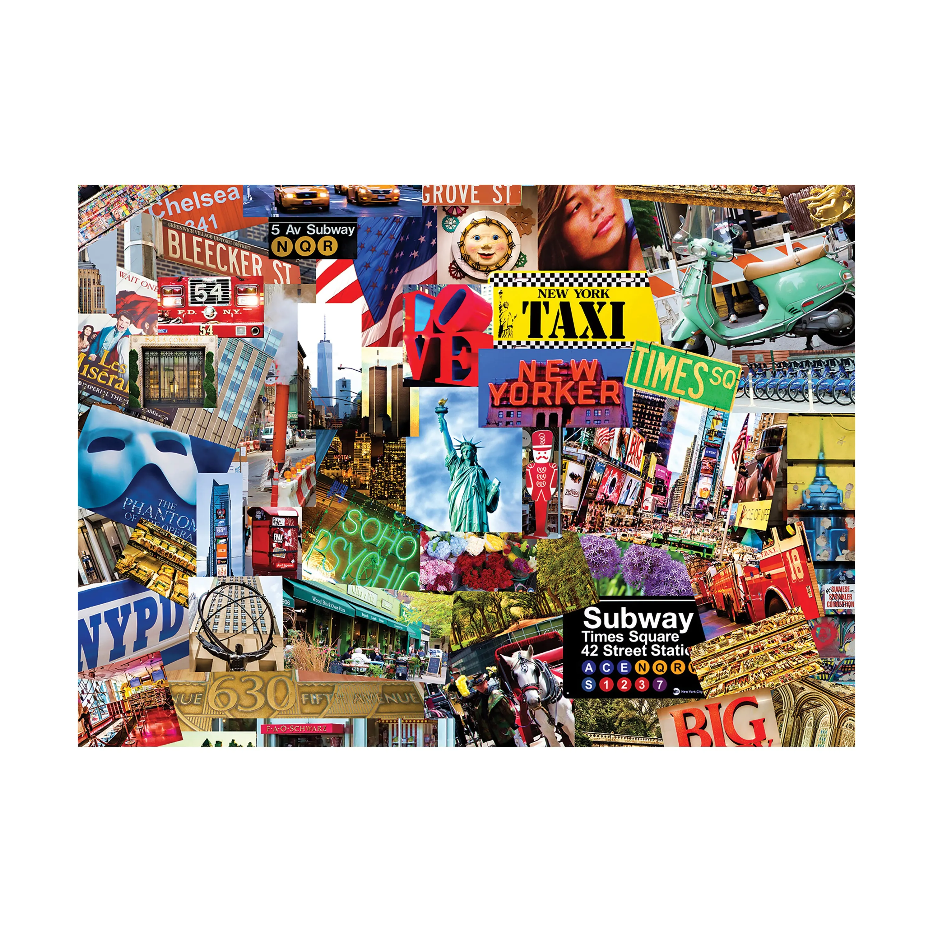 Larry Hersberger Artistic NYC Jigsaw Puzzle - 1000 pc