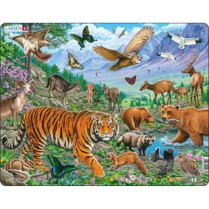 Larsen Siberian Tiger Frame Tray Puzzle