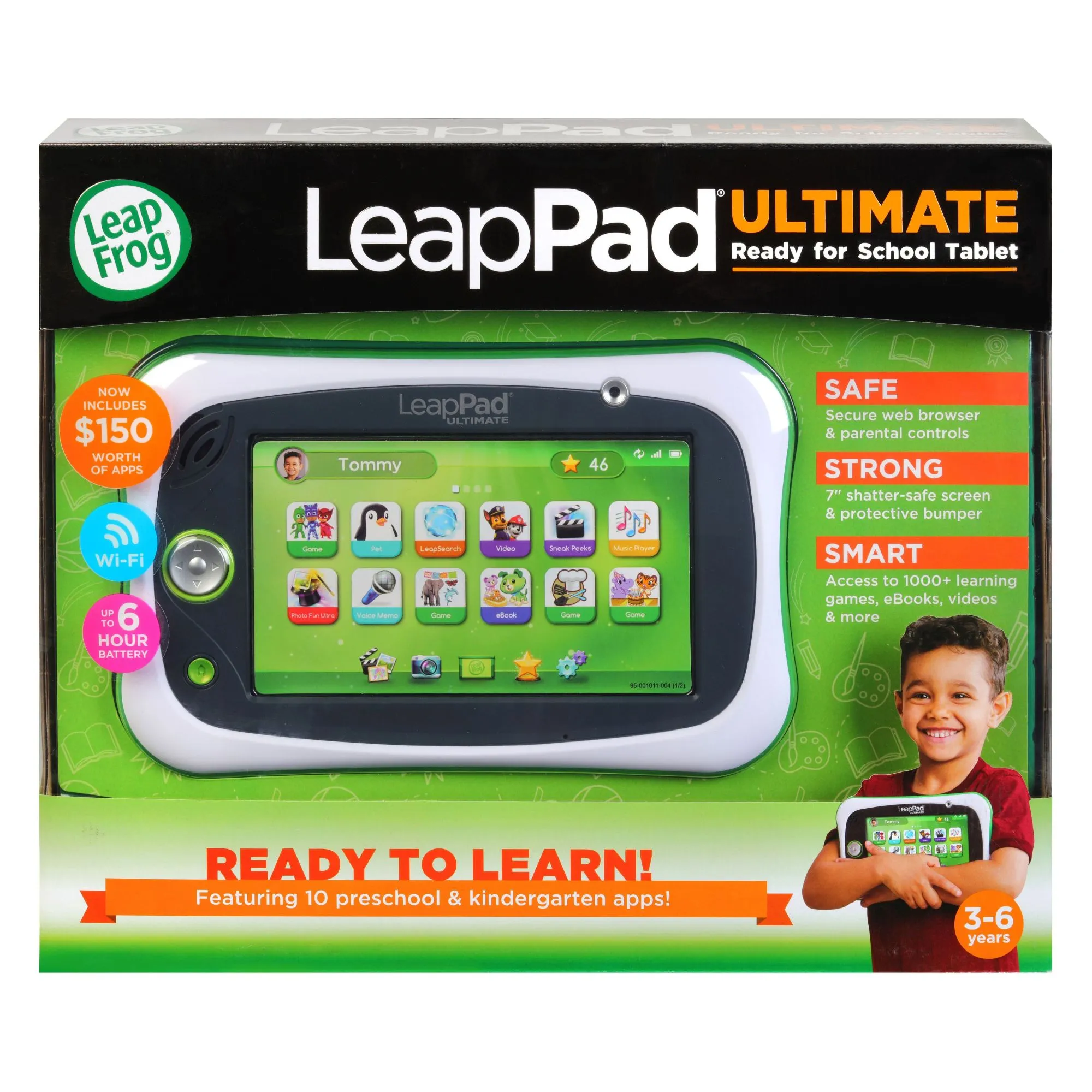 LeapFrog LeapPad Ultimate Ready For School Tablet Green