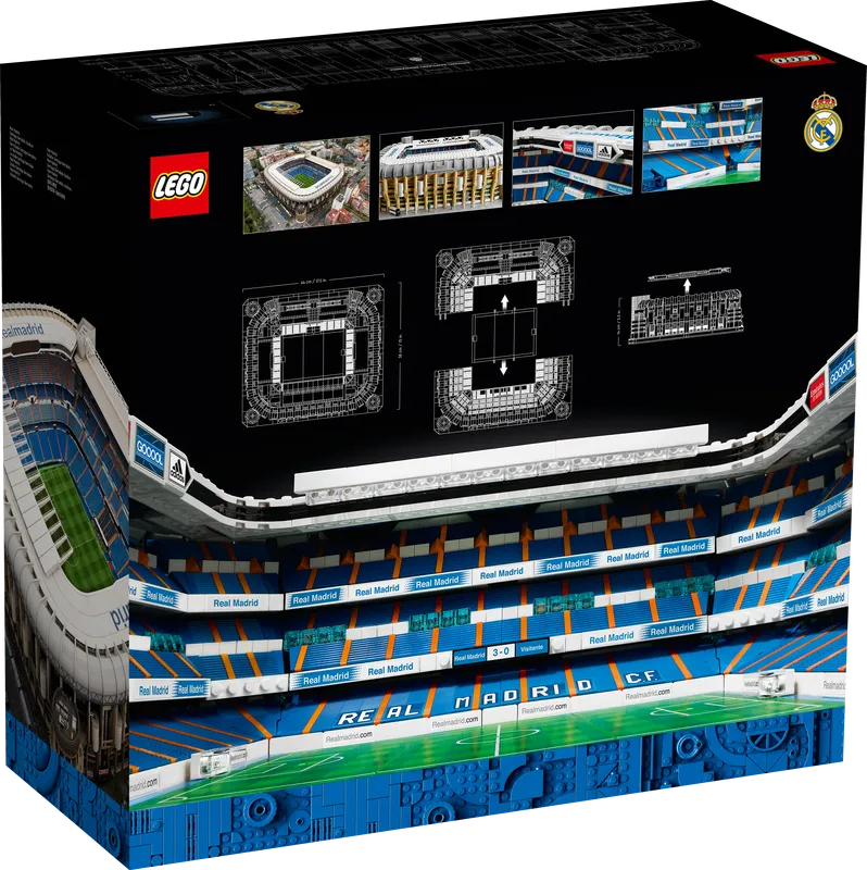 LEGO 10299 LEGO Icons Real Madrid  Santiago Bernabeu Stadium