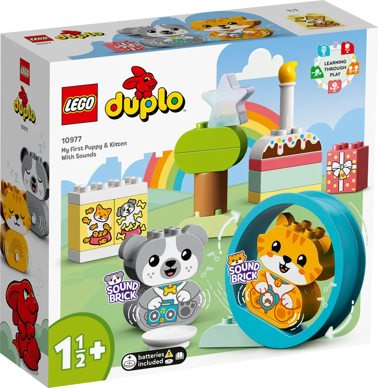 LEGO 10977 DUPLO My First Puppy & Kitten With Sounds