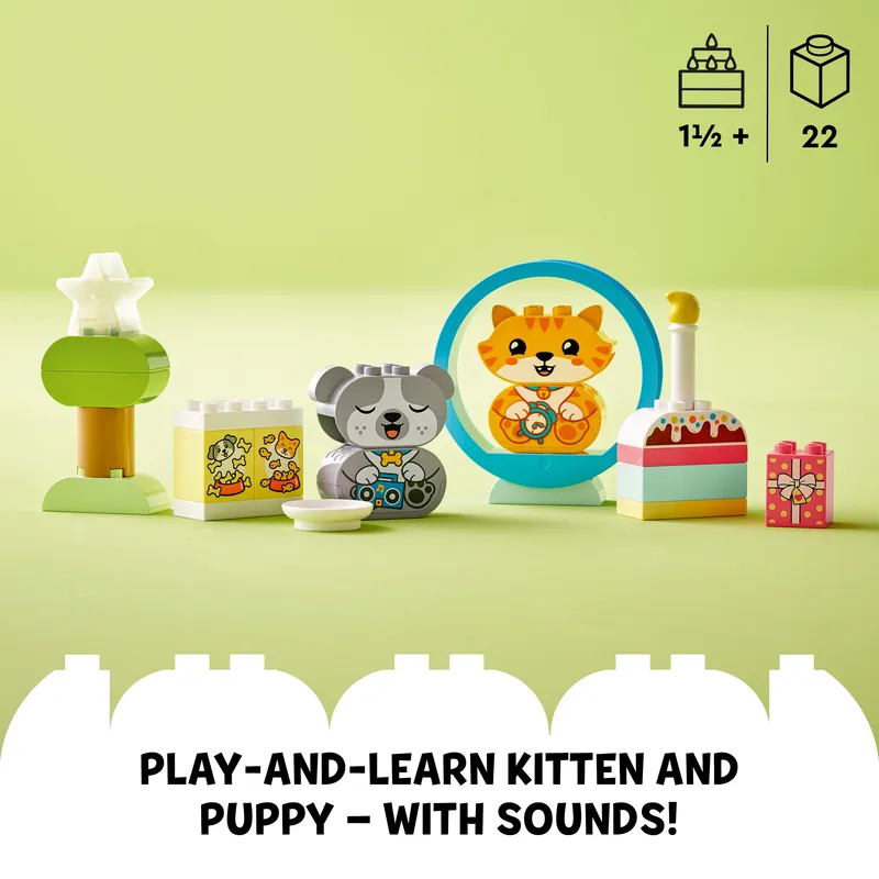 LEGO 10977 DUPLO My First Puppy & Kitten With Sounds