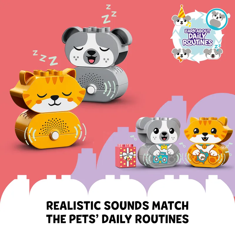 LEGO 10977 DUPLO My First Puppy & Kitten With Sounds