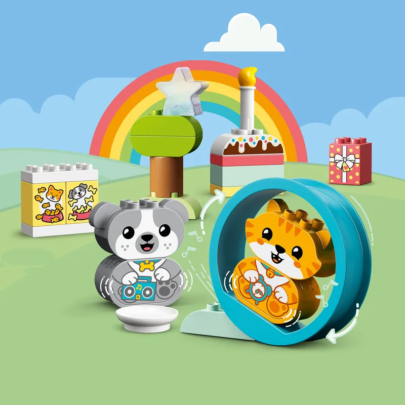 LEGO 10977 DUPLO My First Puppy & Kitten With Sounds