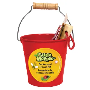 Little Moppet Bucket And Trowel Kit Red
