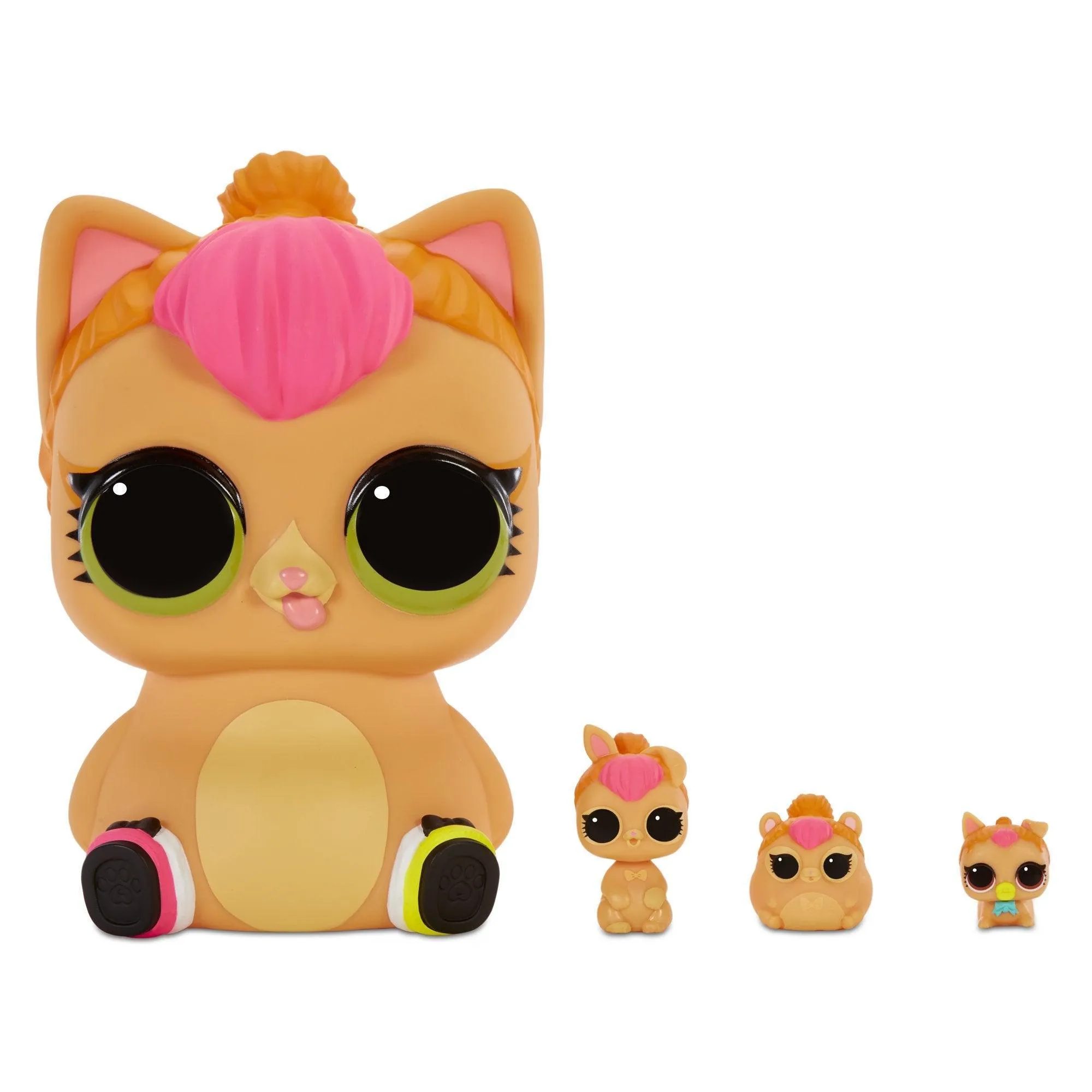 L.O.L. Surprise! Big Pet Neon Kitty with 15 Surprises