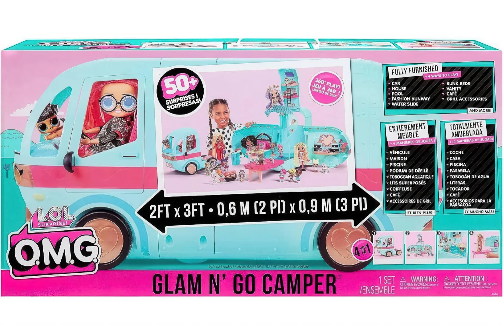 L.O.L. Surprise! OMG Glam N' Go Camper Glamper