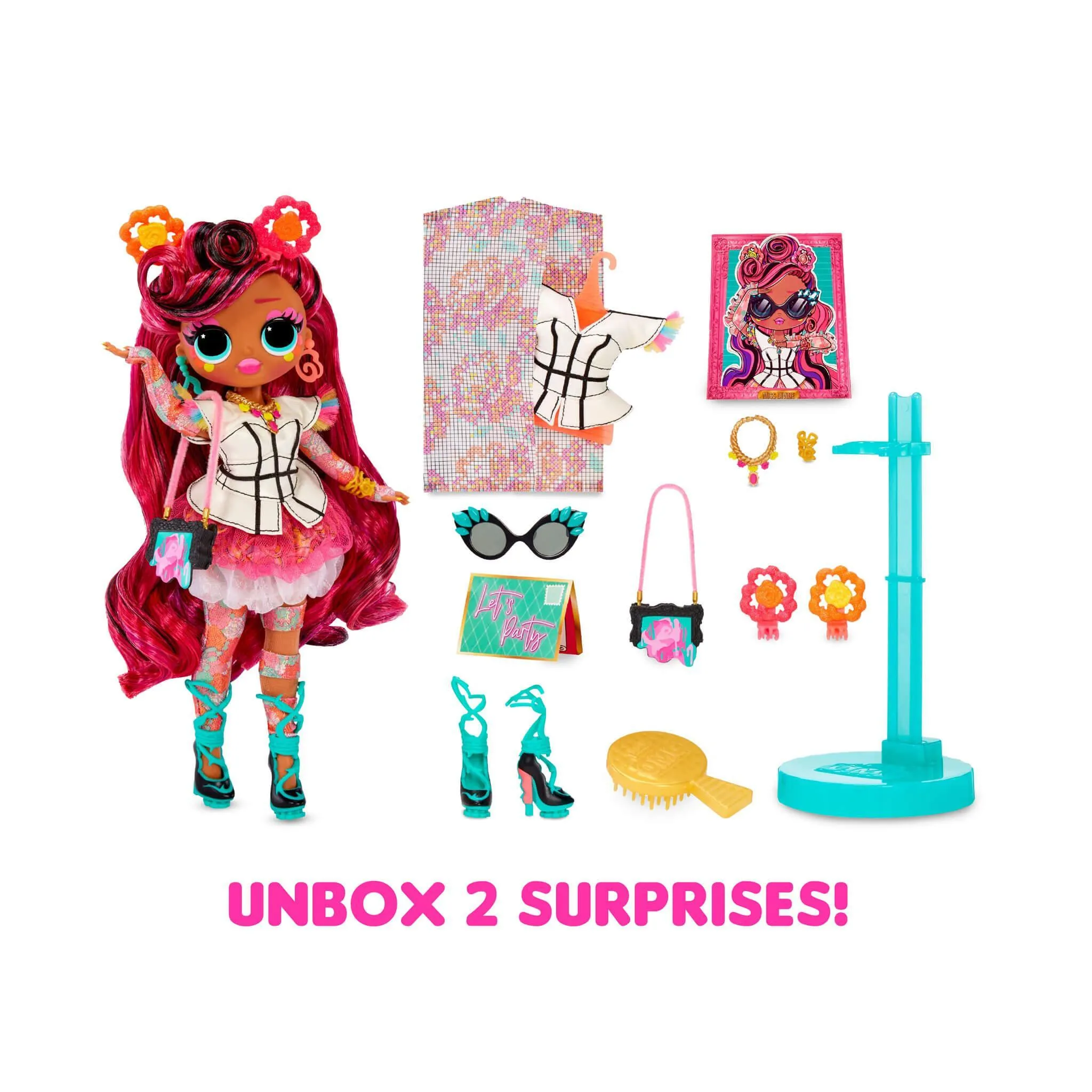 L.O.L Surprise! OMG Queens Miss Divine Fashion Doll with 20 Surprises