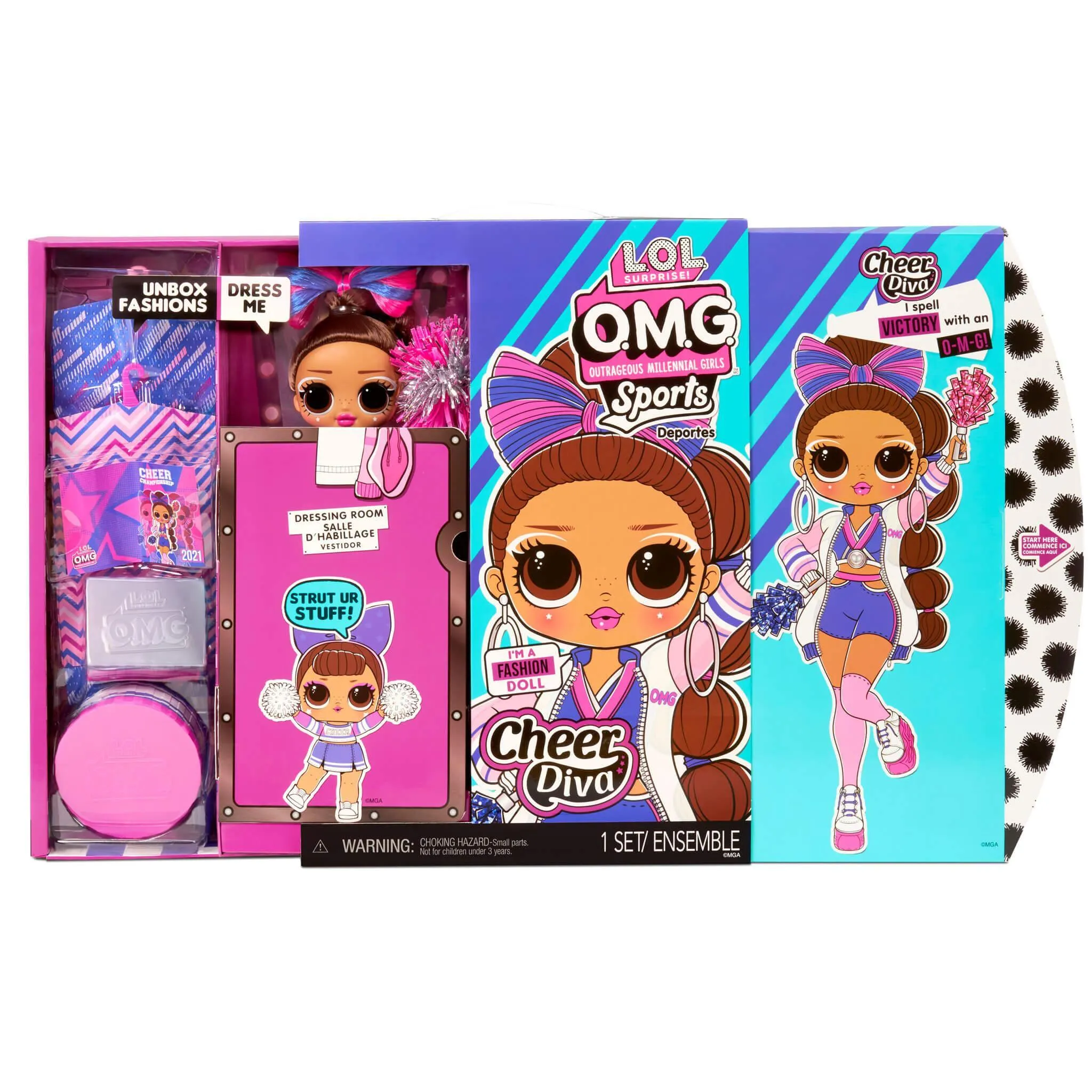 L.O.L Surprise! OMG Sports Cheer Diva Fashion Doll