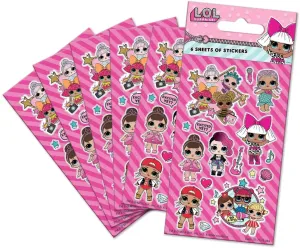 L.O.L. Surprise! Stickers 6 Sheets