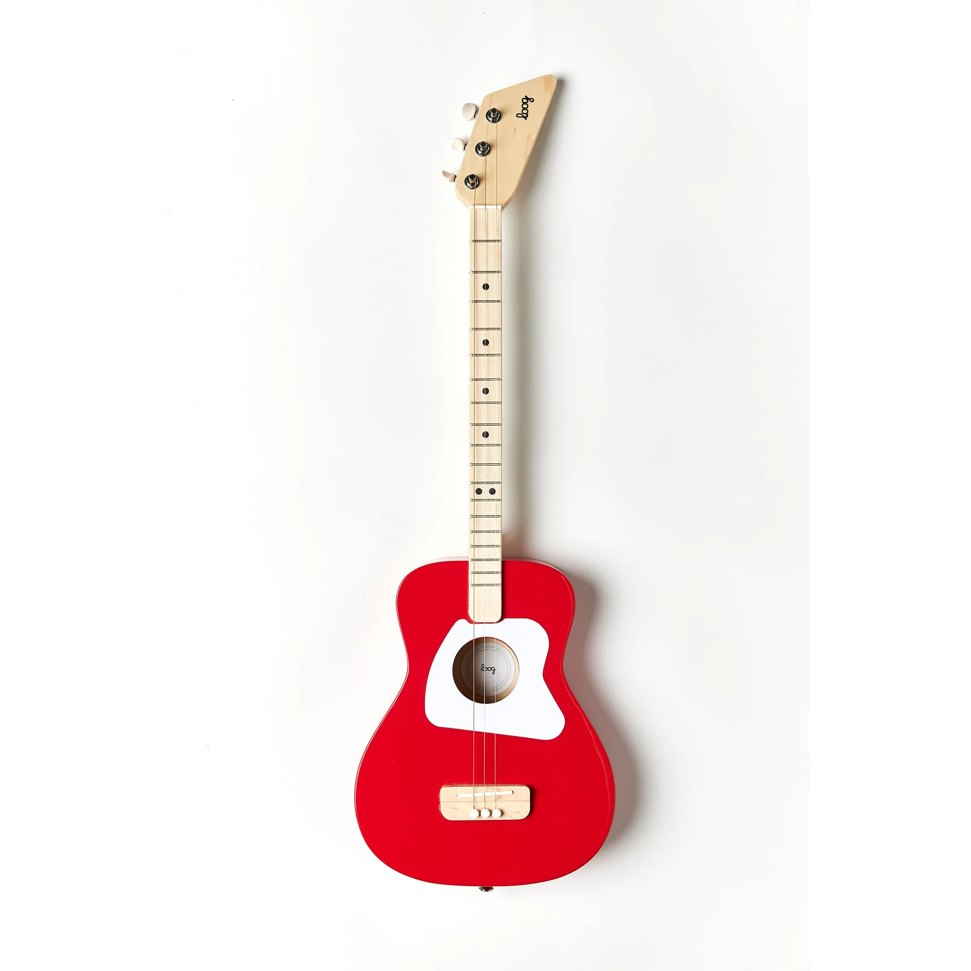 Loog Pro Acoustic Guitar Bundle with Bag, Strap and Stand (Includes FREE App, Flashcards & Chord Diagram)