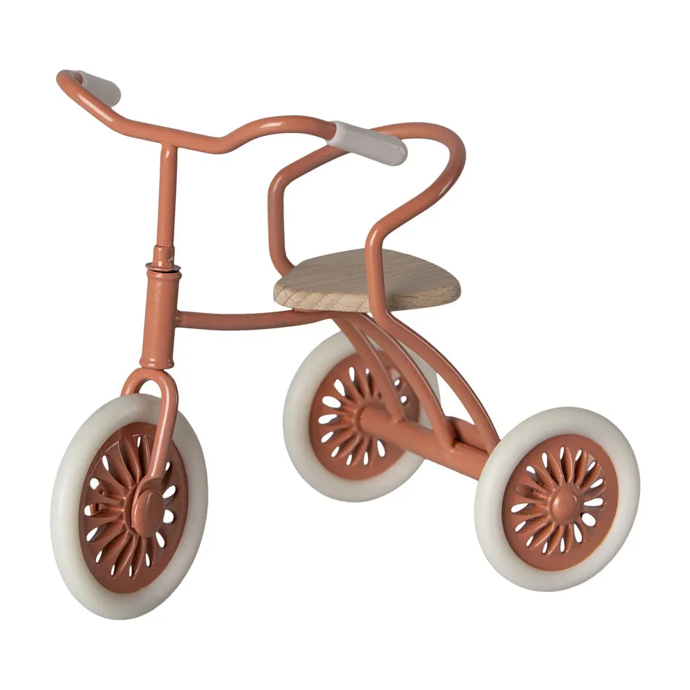 Maileg Abri  Tricycle, Mouse - Coral
