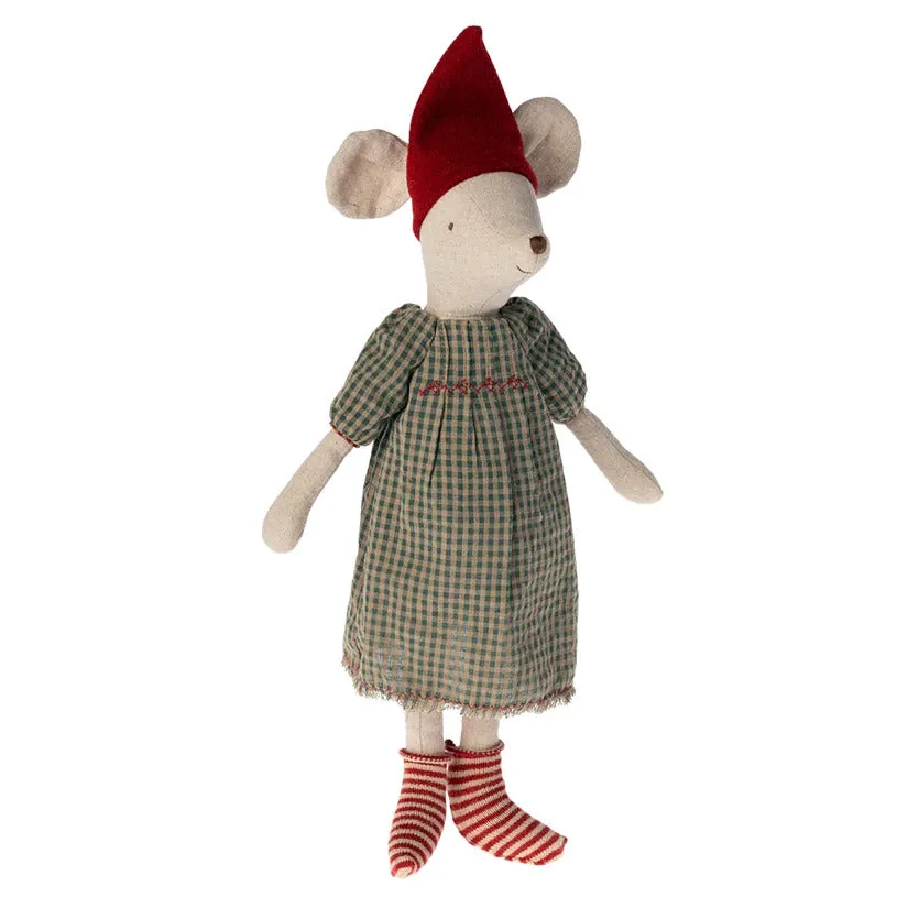 Maileg | Christmas Mouse Medium Girl 37cm