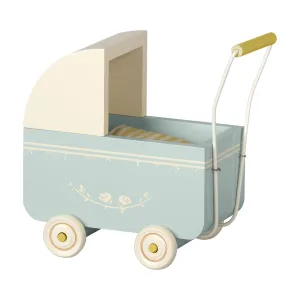 Maileg Pram Micro Blue
