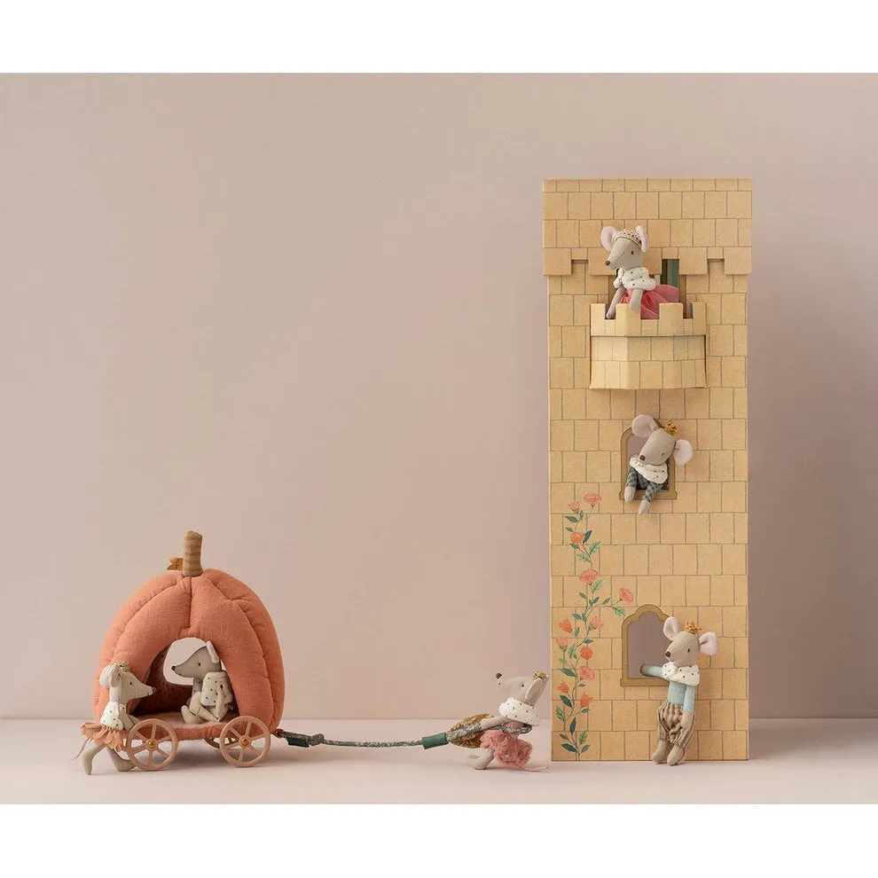 Maileg Pumpkin Carriage, Mouse