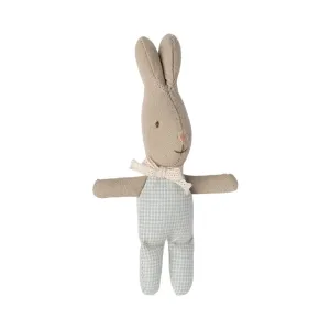 Maileg Rabbit, My - Light Blue Check