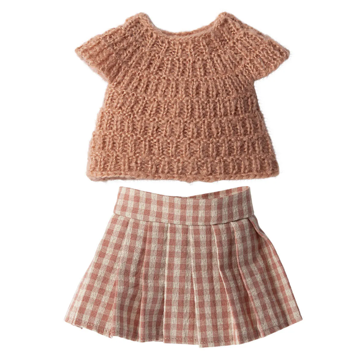 Maileg Size 3 Doll Clothes, Sweater and Skirt