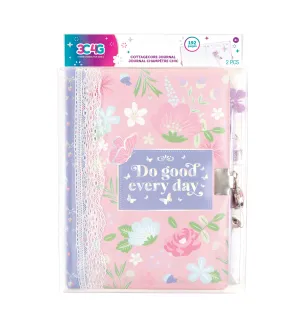 Make It Real Three Cheers For Girls Cottage Core Floral Journal With Lock